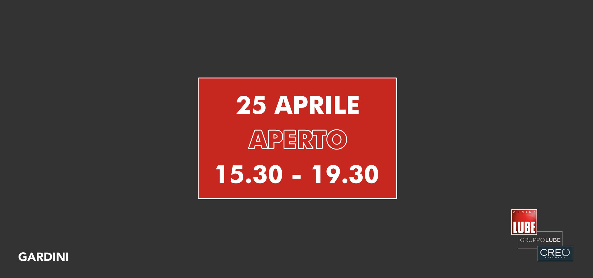 25 aprile aperto pome